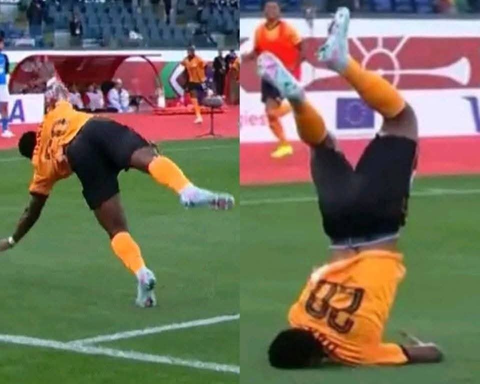 Patson Daka celebration